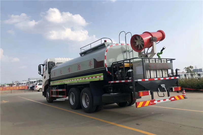 東風(fēng)天龍后八輪20噸噴霧車，國(guó)六綠化噴灑車